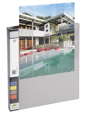 

Trio 08AD PP Ring Binder(Set Of 2, Grey)