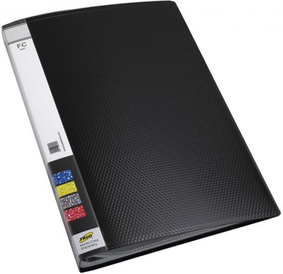 

Trio 600 Series Polypropylene Display Book(Set Of 1, Black)