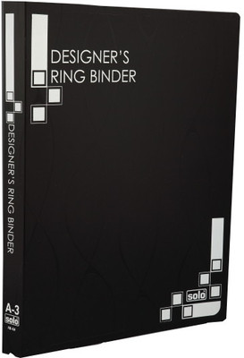 

Solo Ring Binder(Set Of 1, Black)