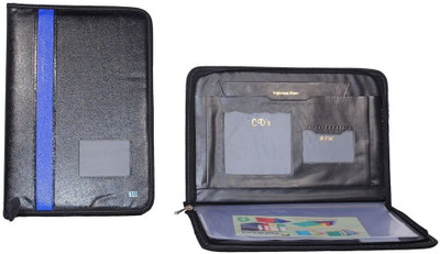 

TEP Leather Document Bag(Set Of 2, Black)