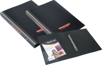 

World One Executive Series Polypropylene Ring Binder(Set Of 2, Black)