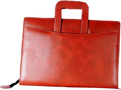 

MagPie Faux Leather Adustable Handle Executive Series File Folder(Set Of 1, Tan)