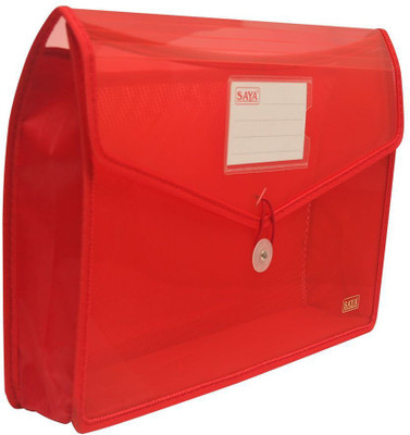 Saya Office Series Polypropylene Clear Bags And envelopes(Set Of 1, Red) available at flipkart for Rs.125