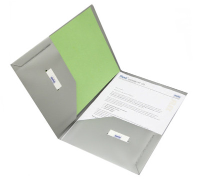

Solo Presentation Folder(Set Of 10, Metallic Grey)