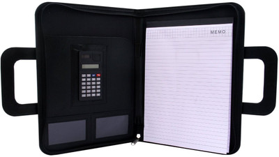

Kemket Puleather Notebook(Set Of 1, Black)