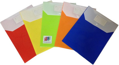

Y.E.S Executive Series Polypropelene Double Pocket Document Bag(Set Of 5, Multicolor)