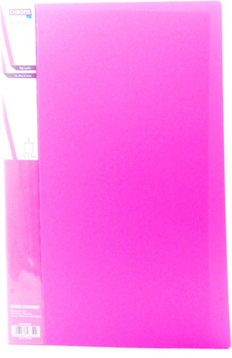

Chrome Files & Folders Plastic Display Book(Set Of 2, Pink)