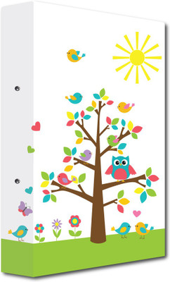 

Nourish Cardboard 2-D- Ring Binder(Set Of 1, Multicolor)