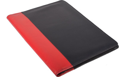 

COI LEATHERITE CONFERENCE FOLDER / DOCUMENT FOLDER(Set Of 1, RED AND BLACK)