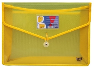 

Solo Document Case(Set Of 2, Transparent Yellow)