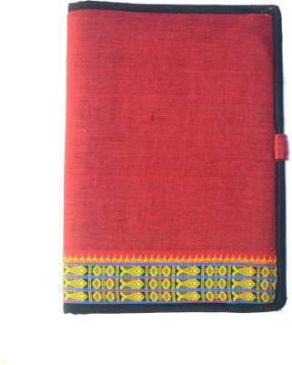 

Art Godaam COTTON COVER FOLDER(Set Of 1, Red)