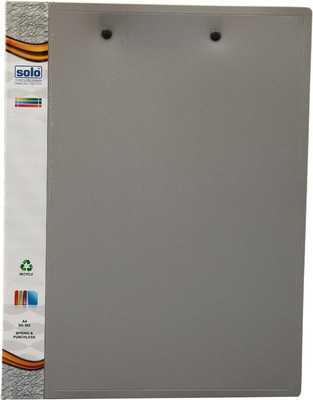 

Solo Polypropylene Clip Files(Set Of 1, Grey)