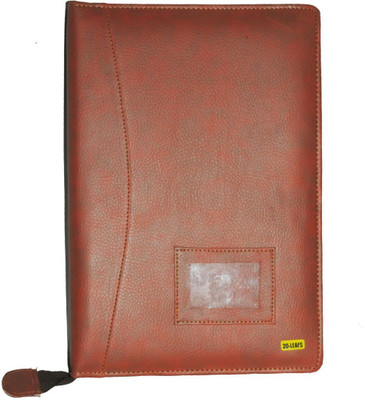 

statiO Faux Leather statio Brown Ring File(Set Of 1, Brown)