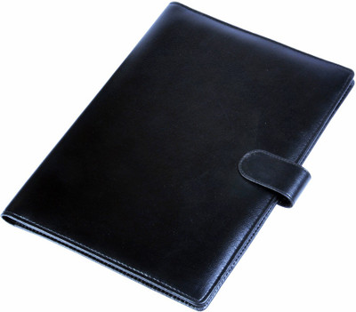 

COI Leatherite Stylish Document Folder / Conference Folder(Set Of 1, Black)