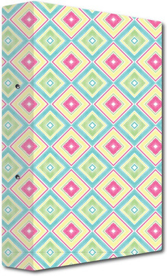 

Nourish Cardboard 2-D- Ring Binder(Set Of 1, Multicolor)