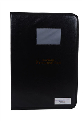 

TEP Faux Leather Document Bag(Set Of 1, Black)