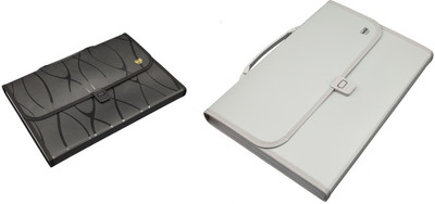 

Solo Corporate Series Plastic Conference Files(Set Of 2, Black, Grey)