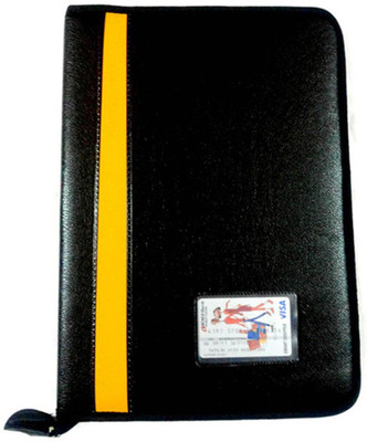 

shivansh leather foam file folder(Set Of 1, Black)