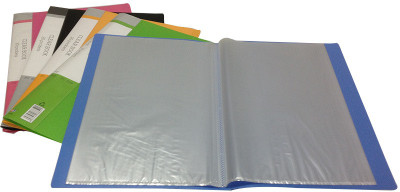 

Y.E.S Polypropelene Display Book with 20 pockets(Set Of 5, Green, Blue, Black, Red)