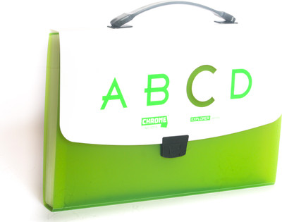 

Chrome Files & Folders Plastic Expanding File(Set Of 1, Green)
