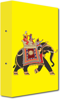 Nourish Cardboard 2-O- Ring Binder(Set Of 1, Multicolor)