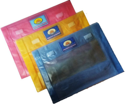 

Suns PVC Khadi Bag(Set Of 3, Multicolor)