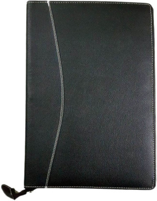 Bansal Paper Industries Matrix Executive Series Leather Document bag(Set Of 1, Black)