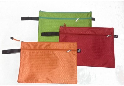 

Y.E.S PVC Double Chain Document Folder(Set Of 3, Red, Orange, Green)