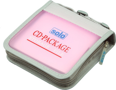 

Solo Plastic CD Holders / Wallets(Set Of 1, Pink)