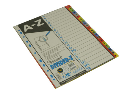 

World One Executive Polypropylene File Separators(Set Of 1, Multicolor)
