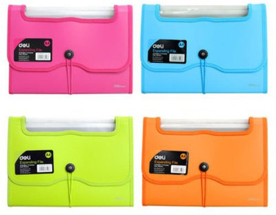 Deli Corporate Plastic Display Book(Set Of 4, Pink, Orange, Green, Blue) Deli Corporate Plastic Display Book(Set Of 4, Pink, Orange, Green, Blue)