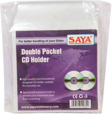 

Saya Office Series Polypropylene Clear Holders(Set Of 50, Transparent)
