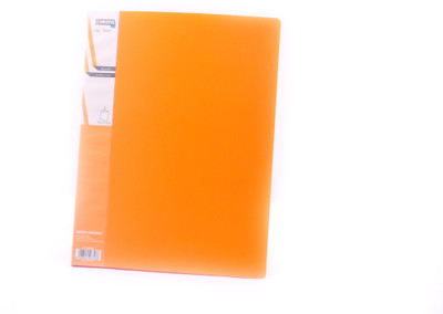 

Chrome Files & Folders Plastic Display Book(Set Of 2, Orange)