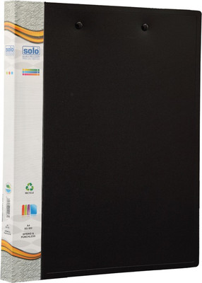

Solo Polypropylene Clip Files(Set Of 1, Black)