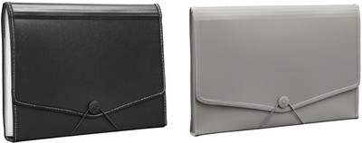 

Solo Corporate Series Plastic Conference Files(Set Of 2, Black, Grey)
