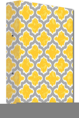 

Nourish Cardboard 2-D- Ring Binder(Set Of 1, Multicolor)