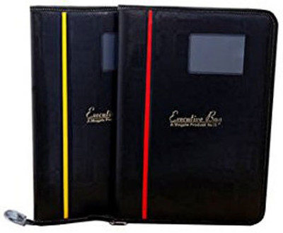 

TEP Leather Document Bag(Set Of 2, Black)