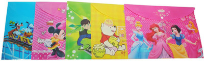 

statiO Plastic Cartoon Character Folder size FS Pack of 60(Set Of 60, Multicolor)