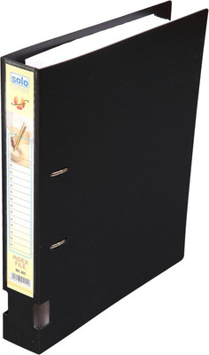 Solo Polypropylene Folders And Document Bags(Set Of 1, Black)