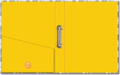 

Nourish Cardboard 2-O- Ring Binder(Set Of 1, Multicolor)