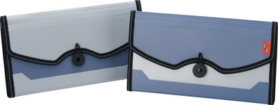 

Trio E12C PP Expanding Cheque Case 13 Pockets Chq(Set Of 2, Multicolor)