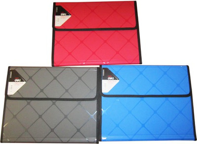 Deli Corporate Plastic Display Book(Set Of 3, Black, Green, Red, Blue) Deli Corporate Plastic Display Book(Set Of 3, Black, Green, Red, Blue)