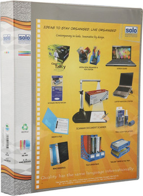 

Solo Polypropylene Folders And Document Bags(Set Of 1, Grey)