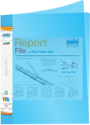 

Solo Executive Polypropylene Report File& Cover(Set Of 10, Light Blue)