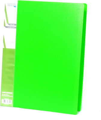 

Chrome Files & Folders Plastic Display Book(Set Of 3, Green)