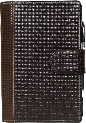 

Hide and Sleek Leather Folder(Set Of 1, Brown)