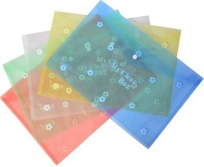 

SIDHIVINAYAK ENTERPRISES Plastic Clear Bag(Set Of 5, Multicolor)