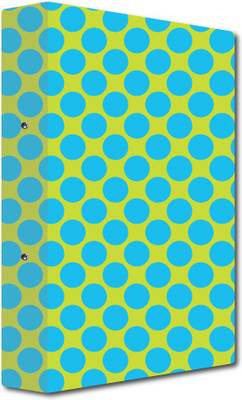 

Nourish Cardboard 2-D- Ring Binder(Set Of 1, Multicolor)