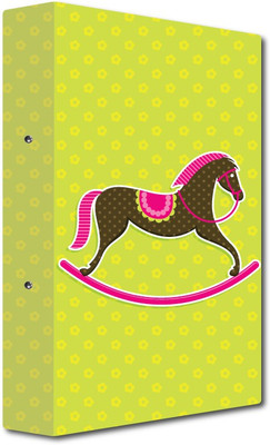 

Nourish Cardboard 2-D- Ring Binder(Set Of 1, Multicolor)