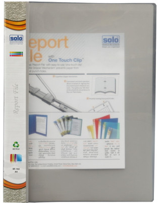 

Solo Report File(Set Of 10, Grey)